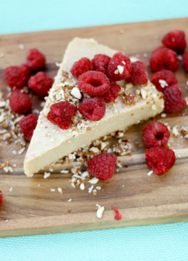 Lemon Raspberry Cheesecake Recipe by Rachael Campbell