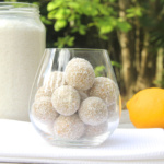 Lemon Coconut Truffles recipe by Buffy Ellen of Be Good Organics - vegan and gluten free!