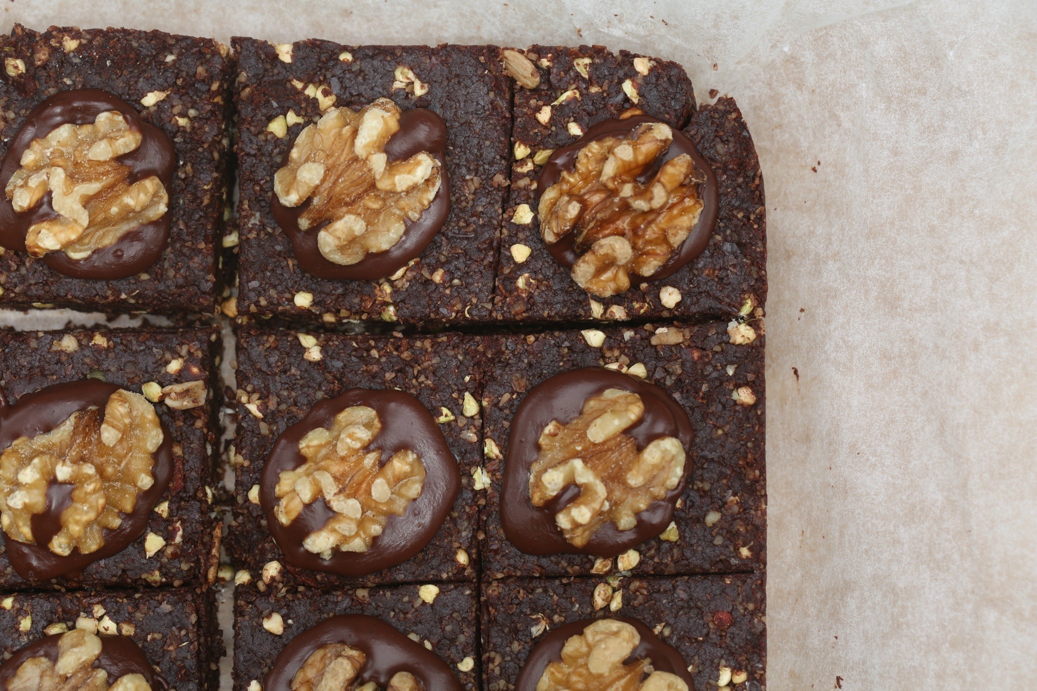 Raw Afghan Brownie recipe by Buffy Ellen of Be Good Organics