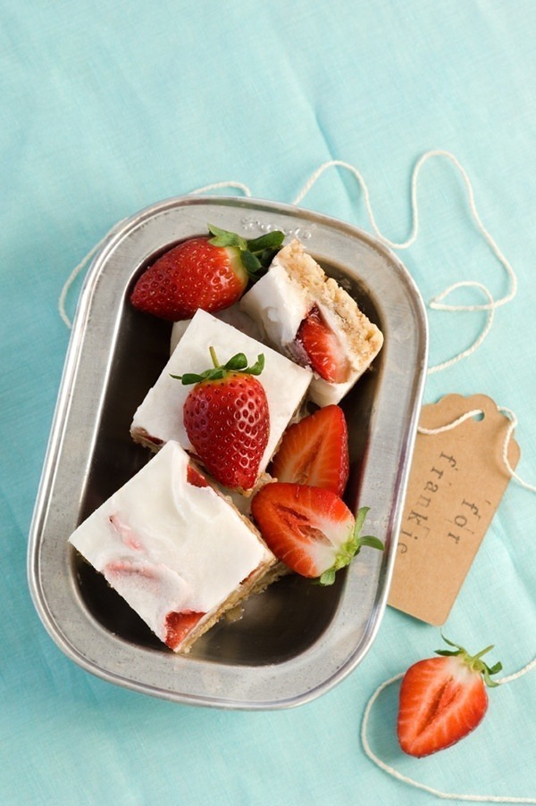 Nicole Joy's Strawberry Coconut Fudge Slice