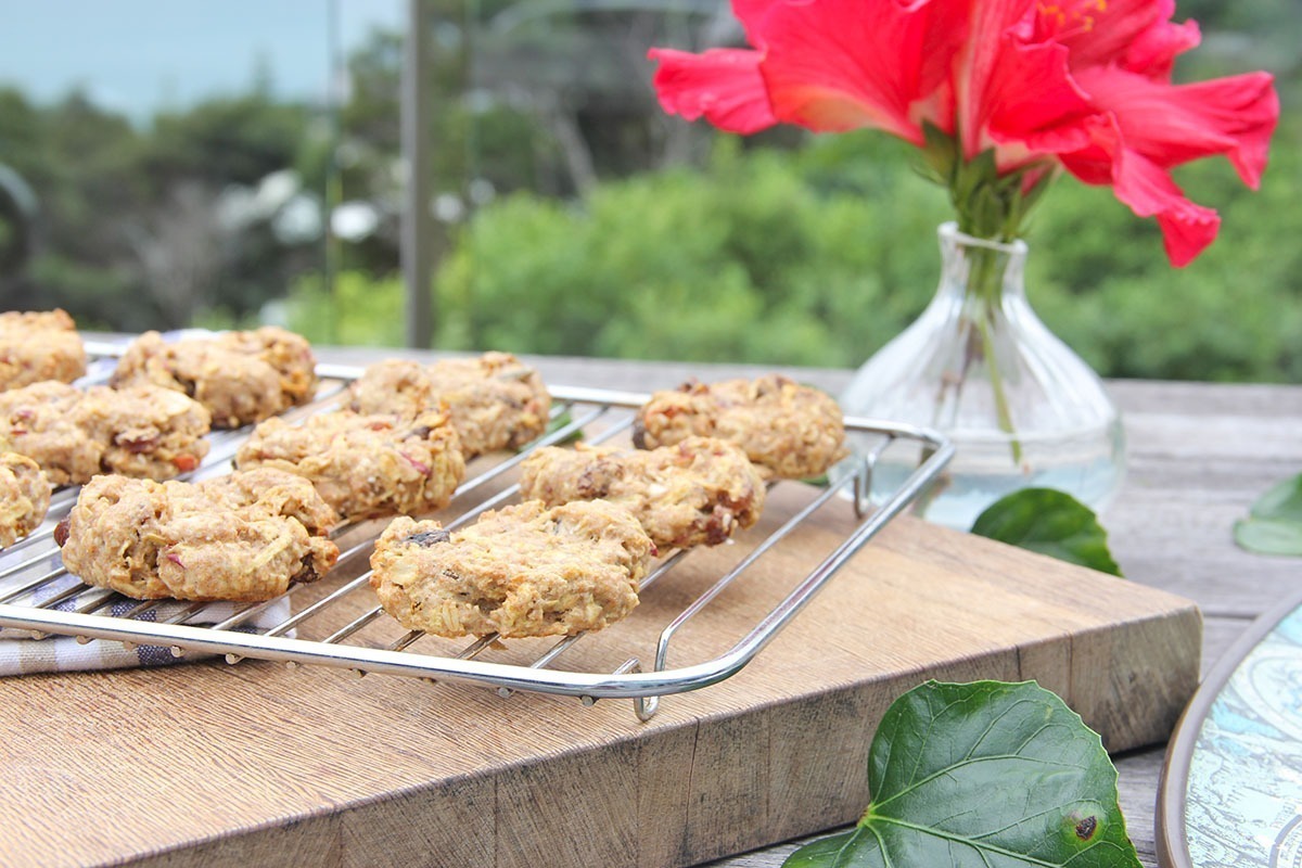 Apple and Sultana Muesli Cookies recipe by Buffy Ellen of Be Good Organics