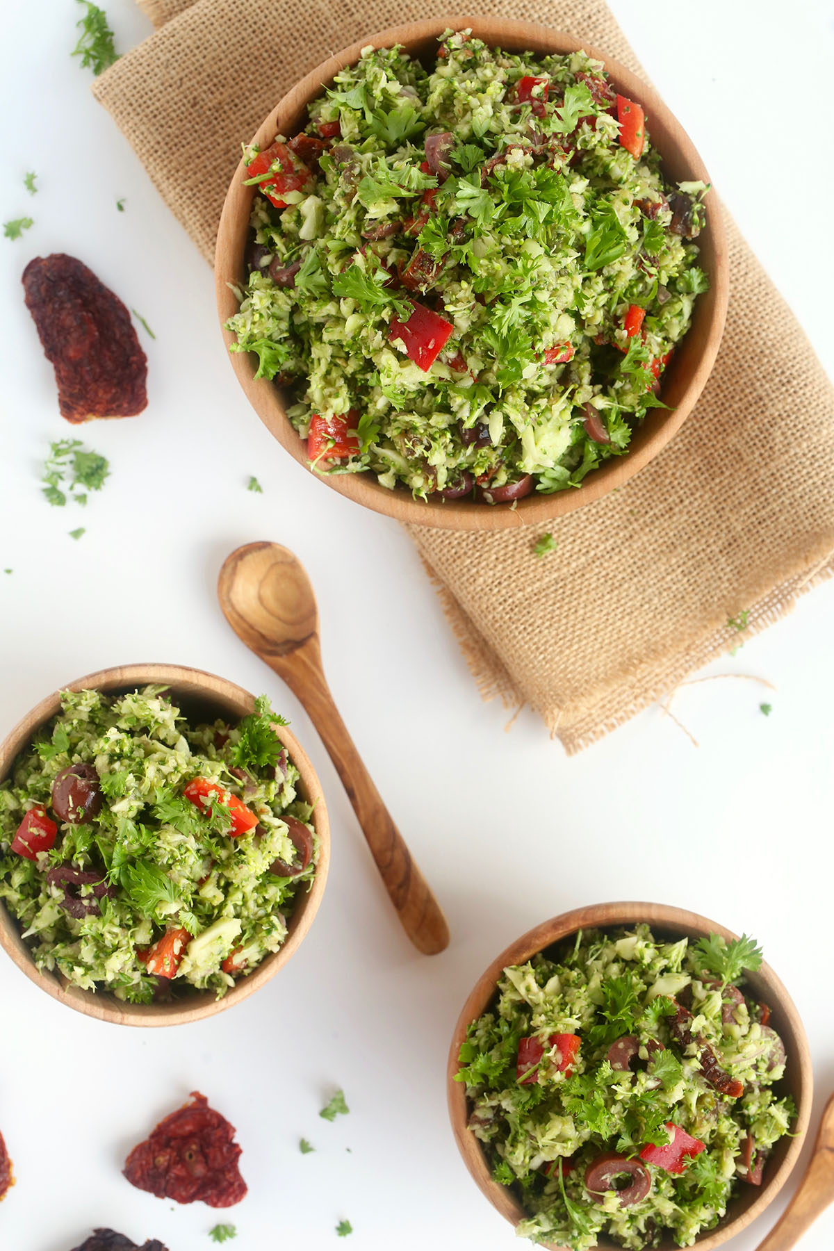 Italian Broccoli Salad recipe by Buffy Ellen of Be Good Organics - paleo, keto, vegan and gluten free