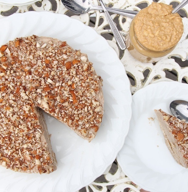 Nutty Icecream Cake recipe by Buffy Ellen of Be Good Organics - vegan, dairy and gluten free