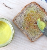 Turmeric Butter recipe by Buffy Ellen of Be Good Organics - vegan and dairy free