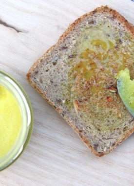 Turmeric Butter recipe by Buffy Ellen of Be Good Organics - vegan and dairy free