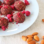 Use your leftover nut milk pulp in these delicious RASPBERRY AND CHOCOLATE MACAROONS - vegan, gluten free, refined sugar free, low sugar, plant based, healthy, snack, sweet treat, begoodorganics