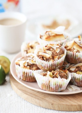 These light and fruity muffins use one of my favourite fruits – feijoas! If you’re a feijoa fan you’ll love these (and if not, come to NZ to try them!) Vegan, dairy, egg, gluten and refined added sugar free.