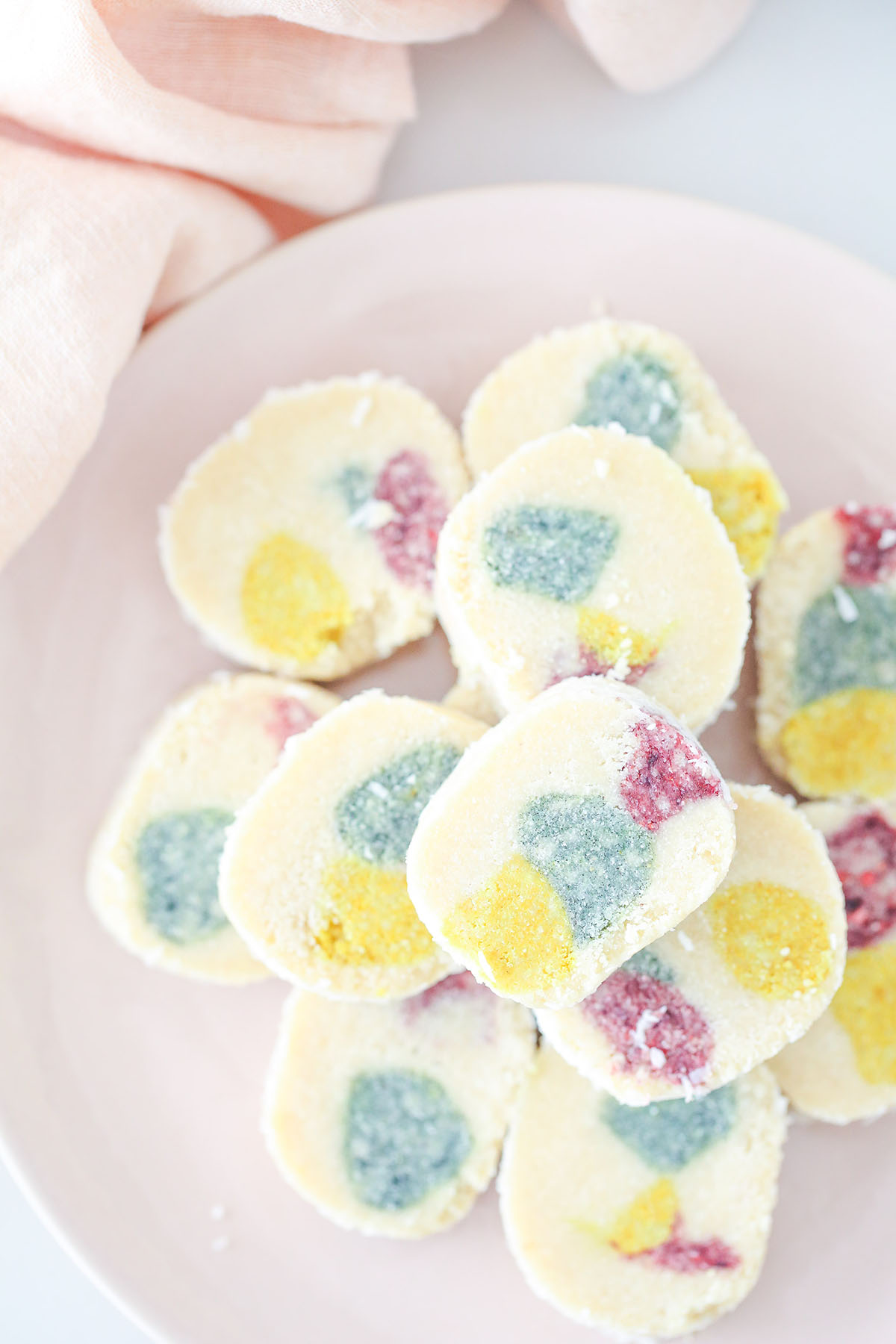 Delicious childhood lolly cake recipe, like your favourite lolly slice or log, but made healthy so friendly for anyone who is plant-based, vegan, gluten free, refined sugar free, low-sugar, paleo or keto!