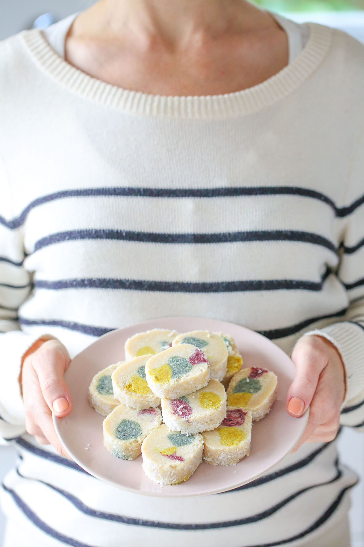 Delicious childhood lolly cake recipe, like your favourite lolly slice or log, but made healthy so friendly for anyone who is plant-based, vegan, gluten free, refined sugar free, low-sugar, paleo or keto!