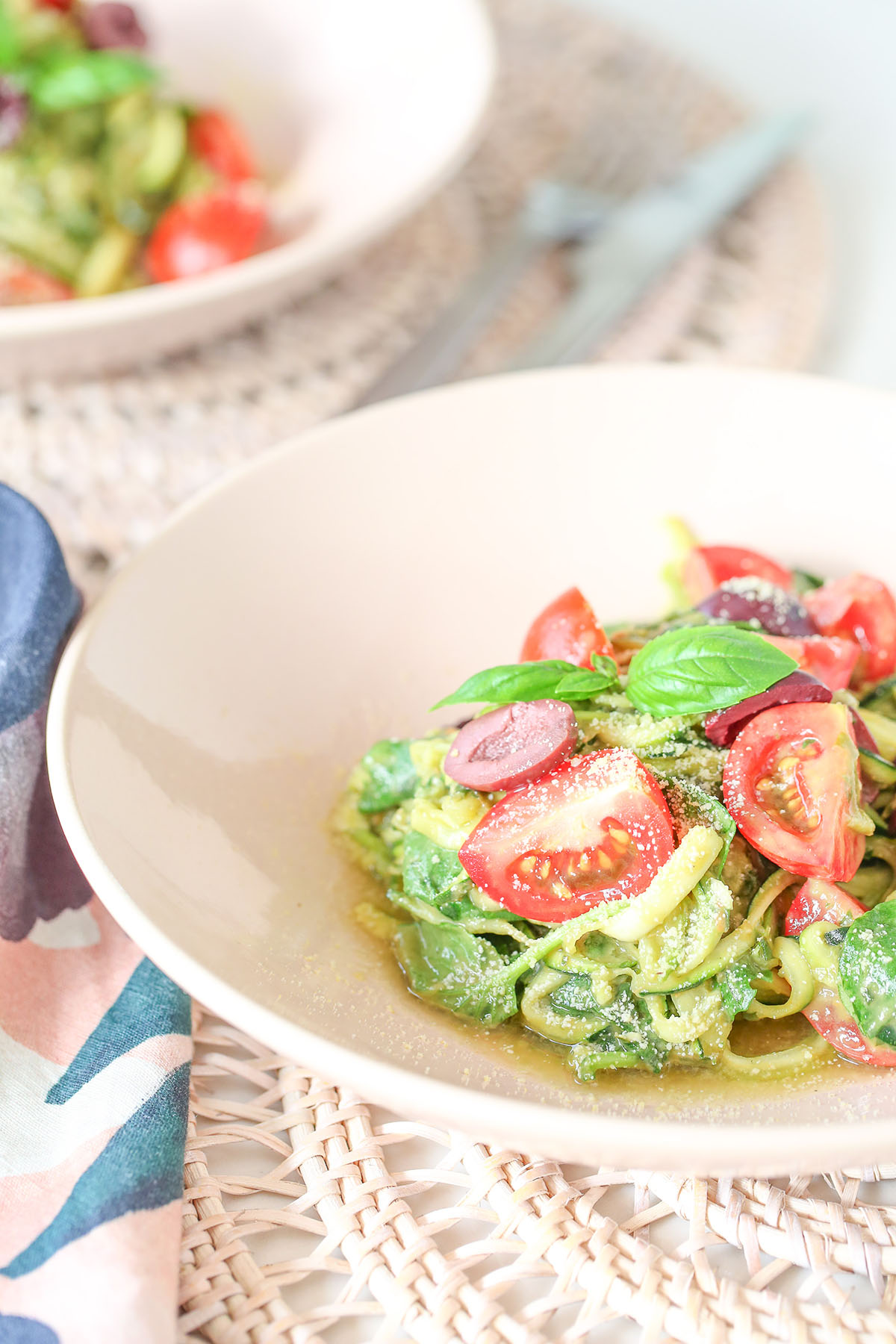 Best ever zoodles, made with zucchini noodles/spaghetti. If you’re looking for an easy zucchini pasta recipe, this one’s for you! 15 min, vegan, plant-based, nut free, dairy free, gluten free, paleo, keto, low carb.