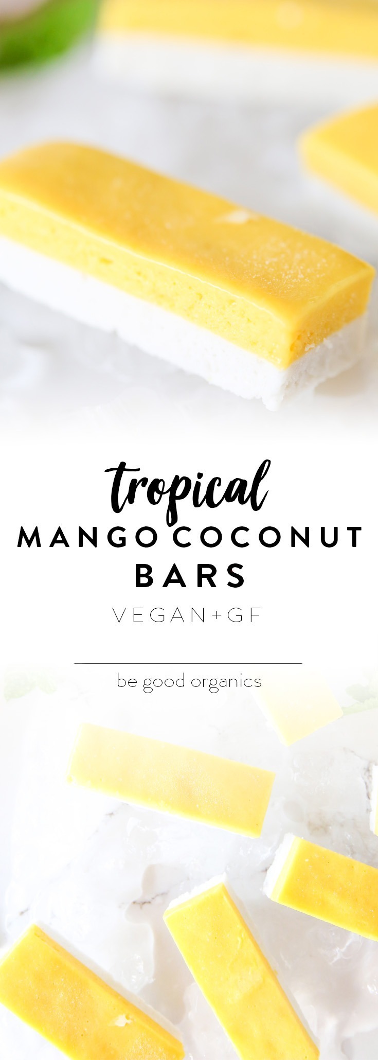 Ready for a ridiculously easy + quick remake of your fav Mango Weiss bars? 4 ingreds, 4 mins – it’s simple summer ice cream at its finest. Vegan, dairy free, egg free, lactose free, coconut milk ice cream.