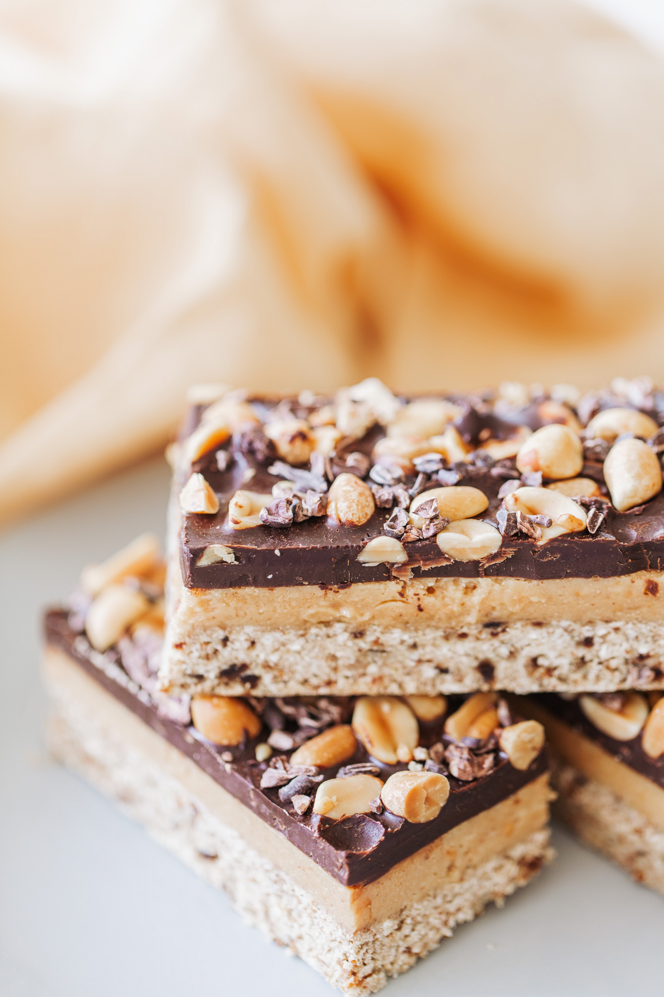 Snickers Bar Slice by Buffy Ellen from Be Good Organics