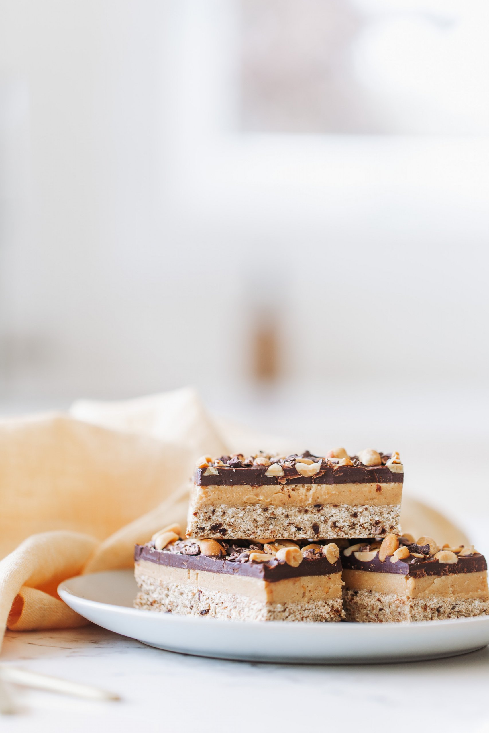 Snickers Bar Slice by Buffy Ellen from Be Good Organics.